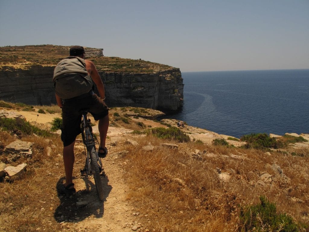 Die Klippen von Sannat auf Gozo
