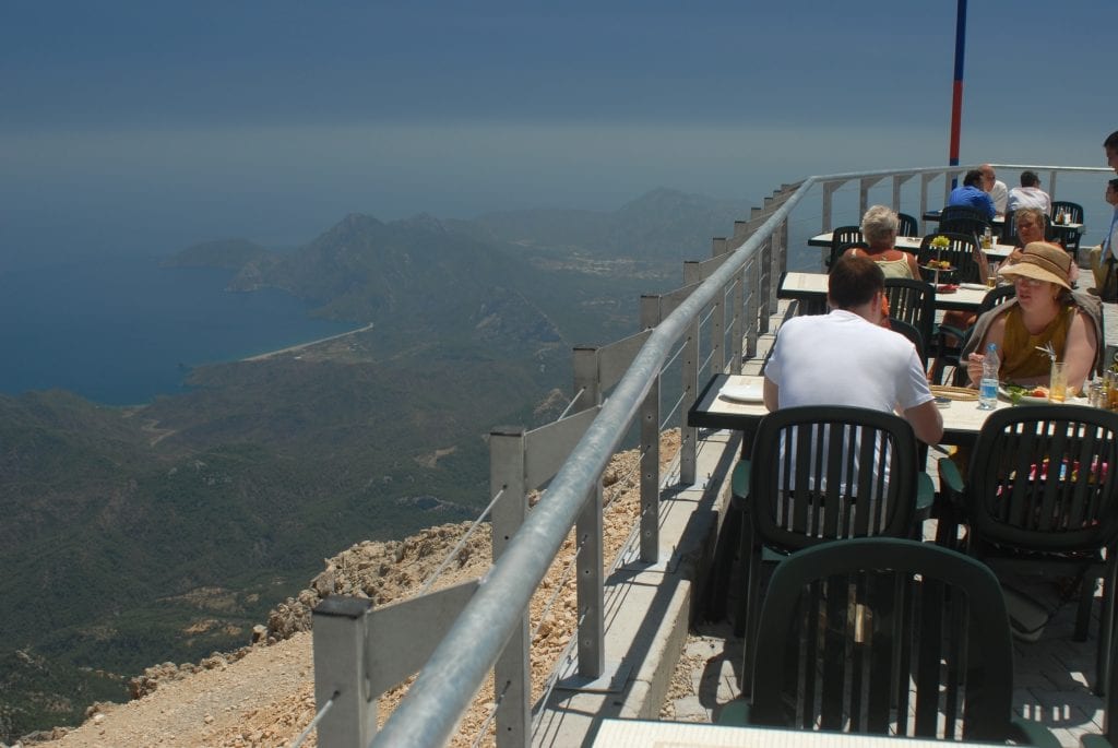 Die Seilbahn in Phaselis an der Lykischen Küste