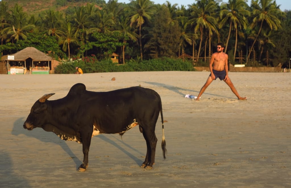 Strand von Gokarna in Karnataka