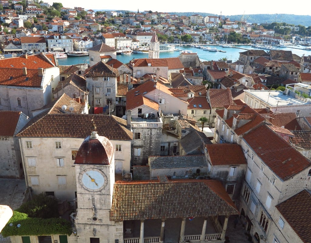 Blick auf Altstadt am Meer