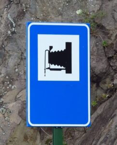 Hinweisschild Aussichtspunkt La Gomera