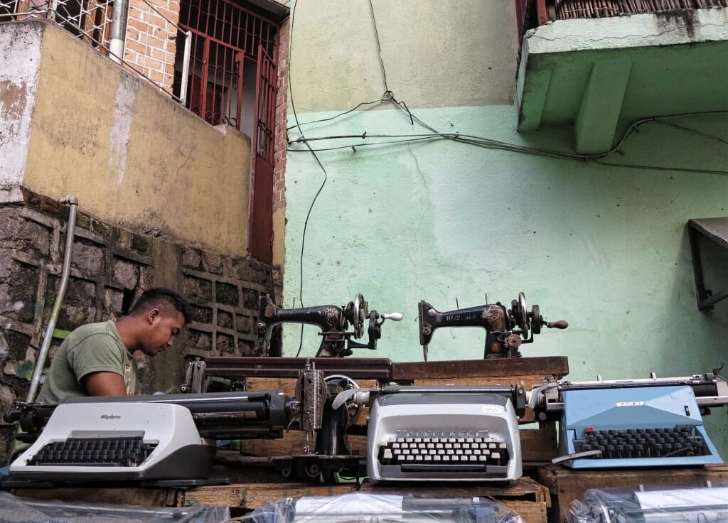 Schreibmaschinenverkäufer in Antananarivo