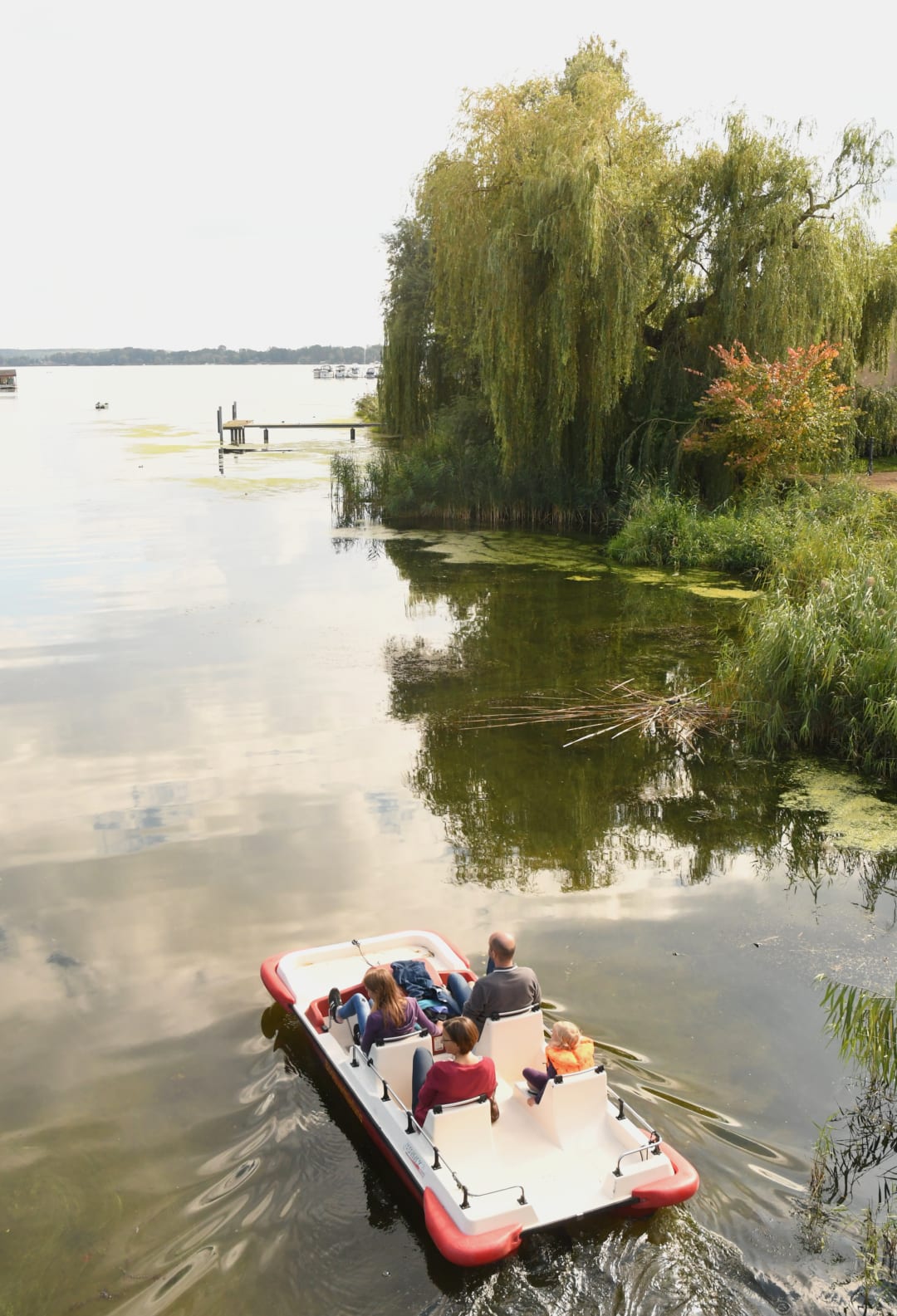 Tretboot auf einem See
