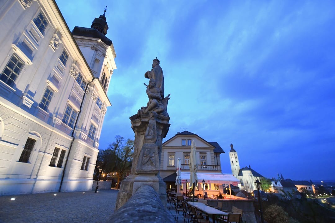 Barockstadt im Abendlicht