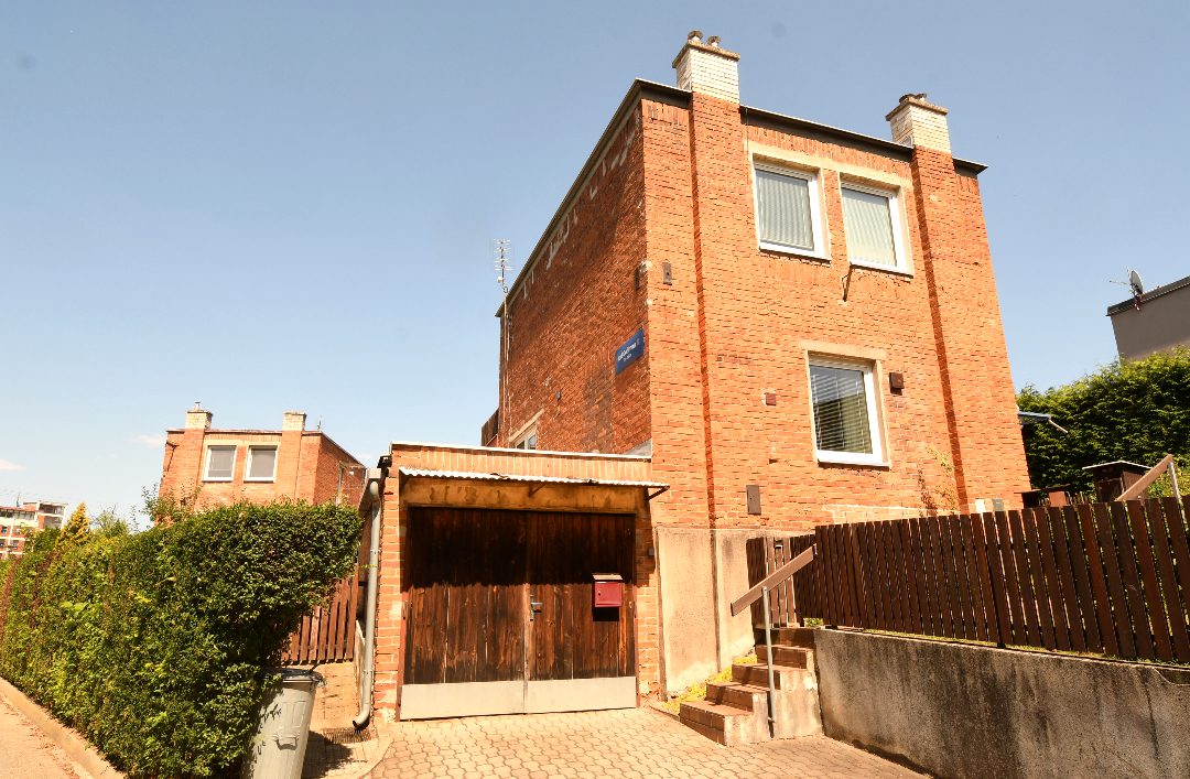 Backsteinhaus in der Zlíner Gartenstadt