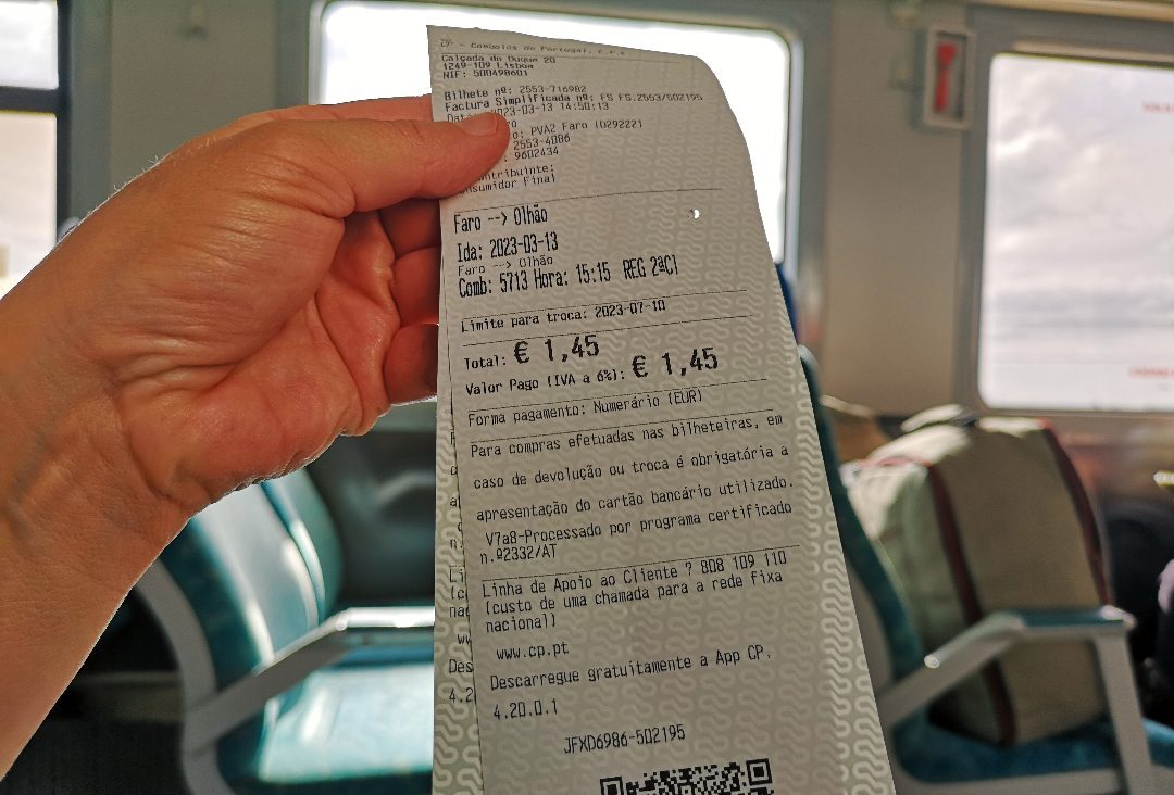 Zugticket 1,45 Euro
