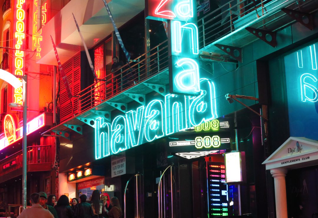 Havana Disco Neonbeleuchtung