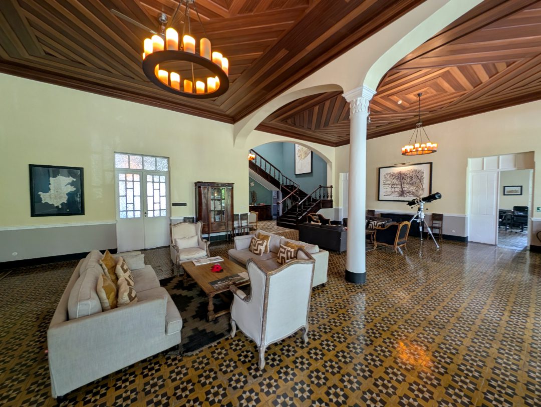 Lobby eines charmanten Boutiquehotels